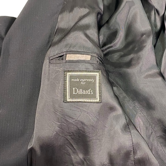 Ralph Lauren Black Pinstriped Men's Blazer, 39S - Picture 5 of 11